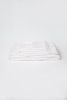 Omne Sleep 4-Piece White Microplush and Bamboo Flex Head Queen Hypoallergenic Sheet Set