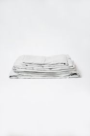 Omne Sleep 4-Piece Pewter Microplush and Bamboo California King Hypoallergenic Sheet Set