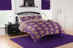 LSU Tigers Rotary Queen Bed In a Bag Set