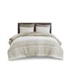 3 Piece Cotton Comforter Set with Chenille Tufting