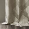 Ogee Knitted Jacquard Total Blackout Curtain Panel