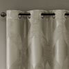 Ogee Knitted Jacquard Total Blackout Curtain Panel