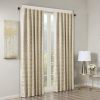 Jacquard Lined Total Blackout Rod Pocket/Back Tab Curtain Panel